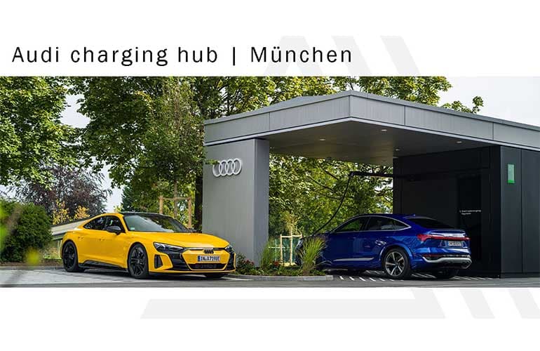Audi Charging hub Muenchen