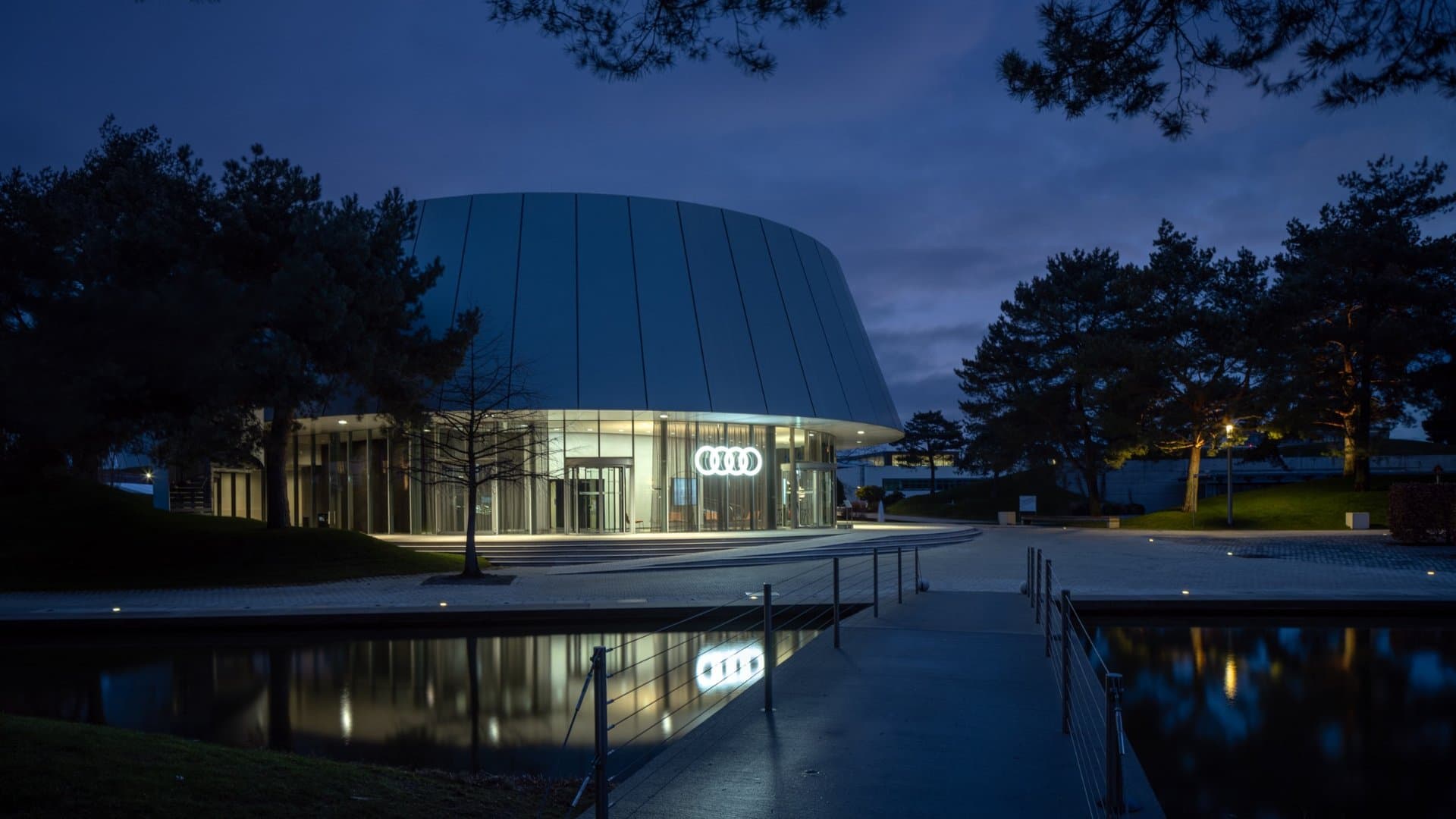 Audi Pavilion – Außenansicht der Rotunde