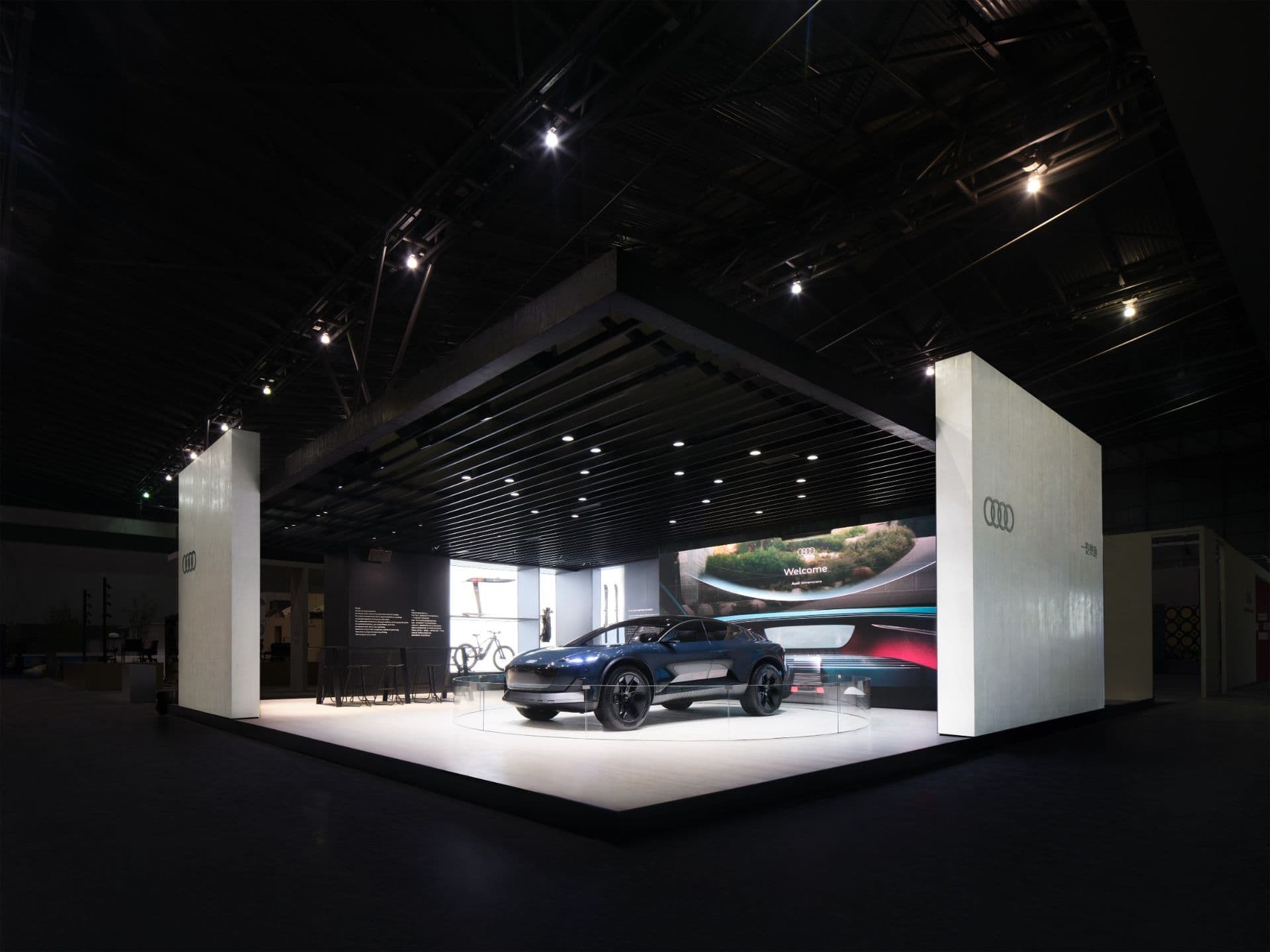 Audi – Design Shanghai 2023: puristisches Landmark & Messeauftritt