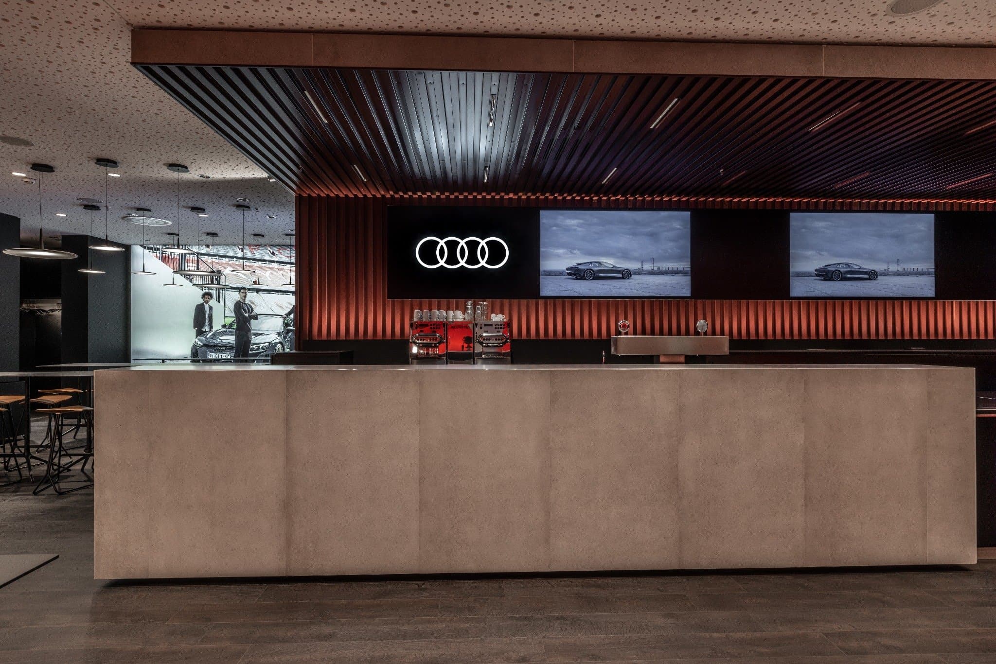 Audi Lounges & Loge – Allianz Arena München: AV- & Lichtintegration