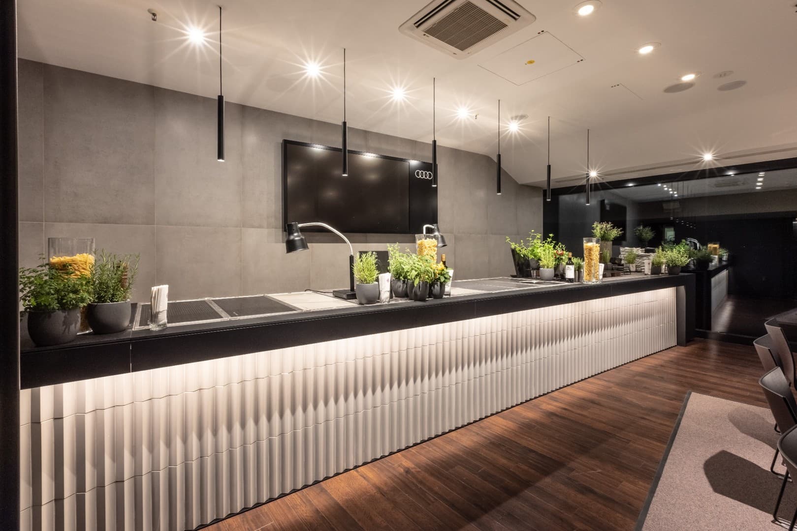 Audi Loge – Blick ins Stadion